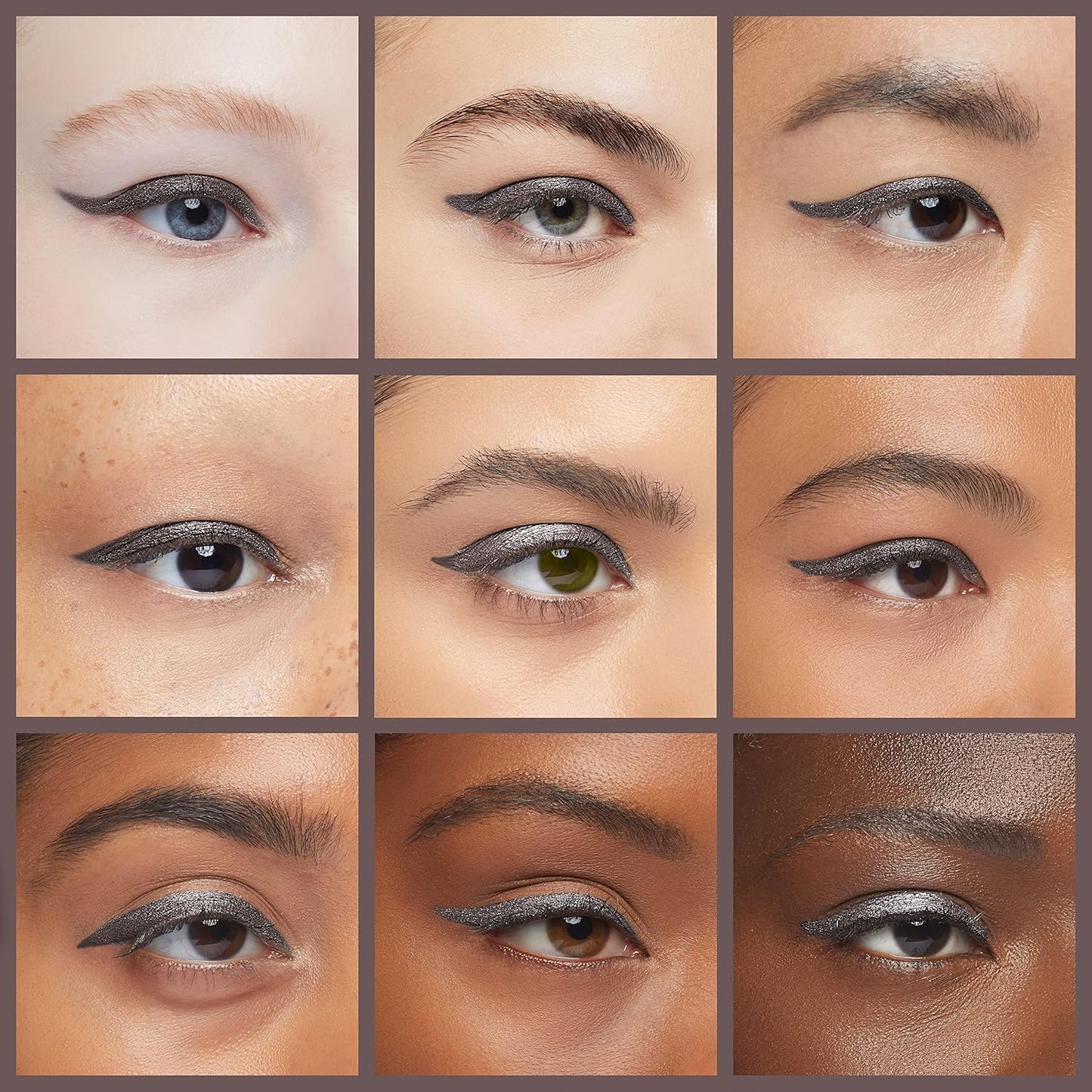 K7L Dark Brown Eyeliner - Waterproof, Smudge-Proof, Precise Cosmetics